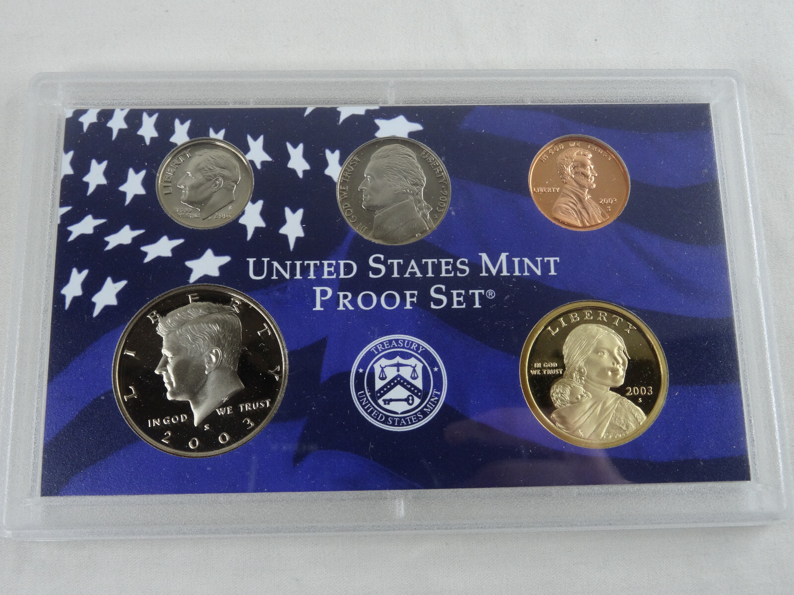 2003-S US Mint Proof Set 10 Coin Set OGP Original Government Packaging COA