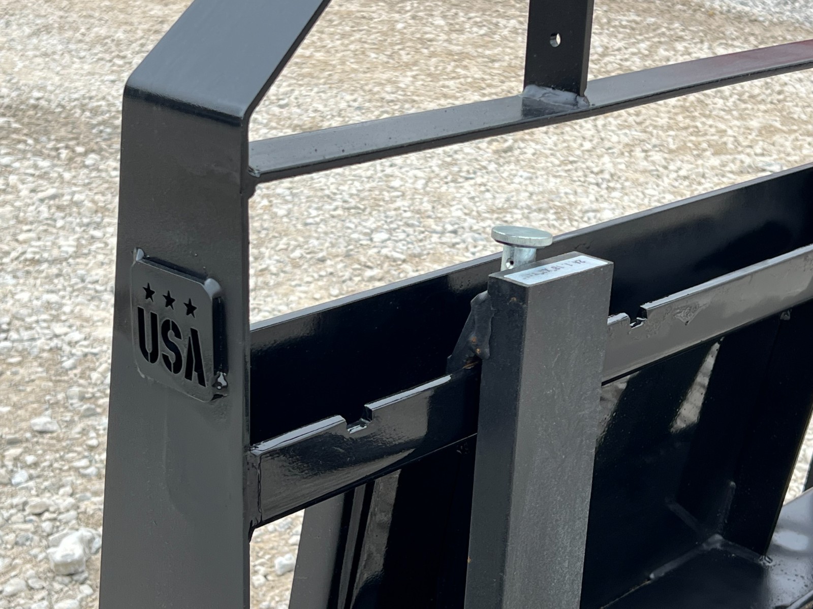 48" 2,200 Pound Pallet Forks Attachment Fits Mini Skid Steer Toro Dingo Kubota