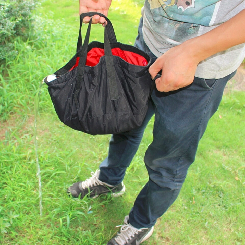 12L Outdoor Foldable Travel Camping Festival Basin Sink Washing Bag Water Pot
