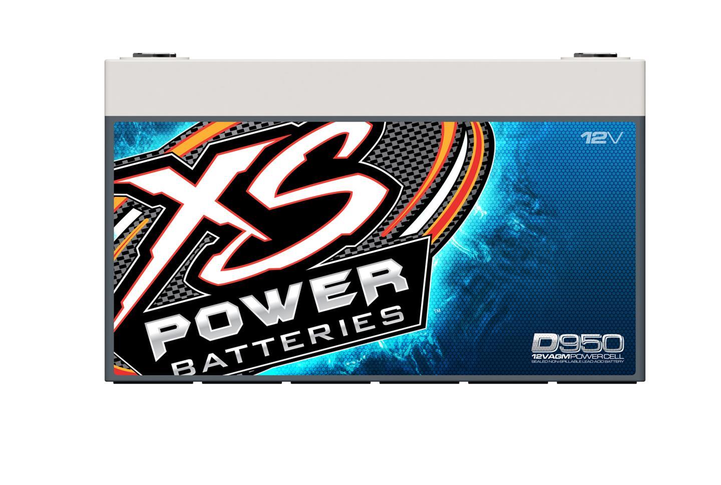 XS Power D3400R 12V 2500-4000W Range AGM Battery with M6 Terminal Bolt-Max 3300A
