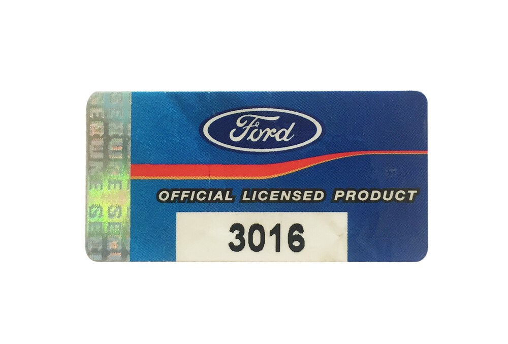 Mustang Crown Vic Taurus SSP Police Interceptor Emblem Chrome & Black 6.75" Long