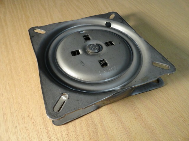 Heavy Duty Bar Stool Swivel Plate 6.75" For Stools with Backs