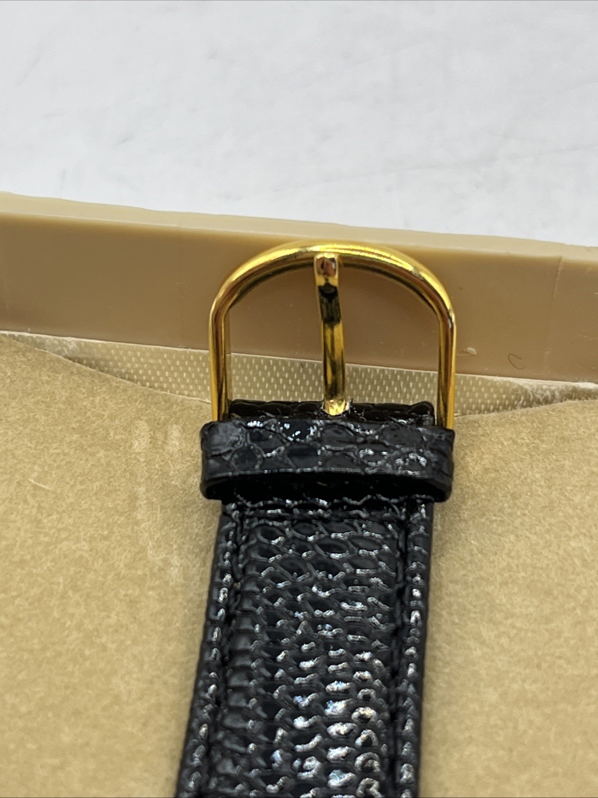 Vintage El Cortez Las Vegas Men’s Quartz Watch Leather Strap