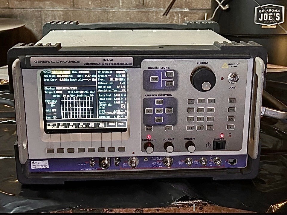 General Dynamics R2670B P25 Digital Analyzer - Digitally Optioned - Verified