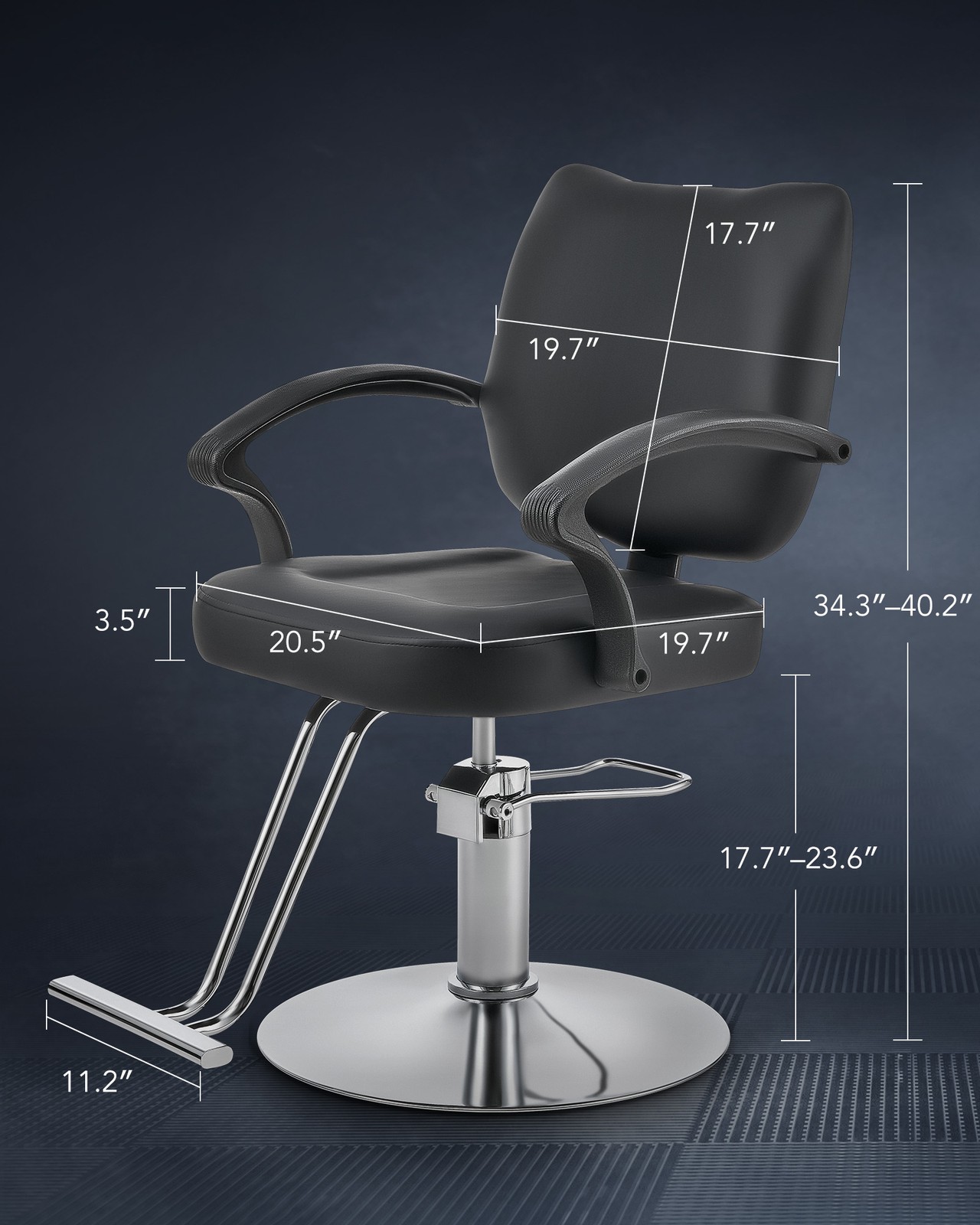 Artist hand Barber Chair Recline Hydraulic Salon Spa Beauty Equipment heavy Duty