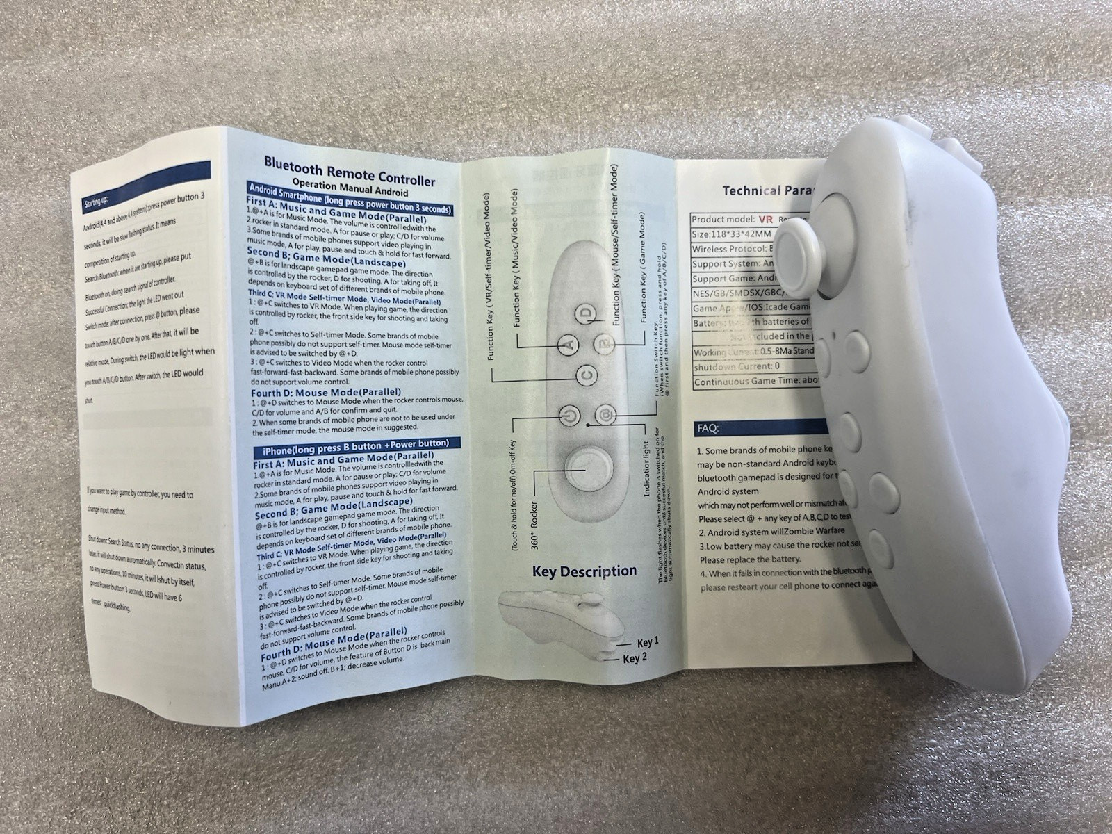 VR Headset Goggles for iPhone Android Smartphone 3D Virtual Reality Glasses