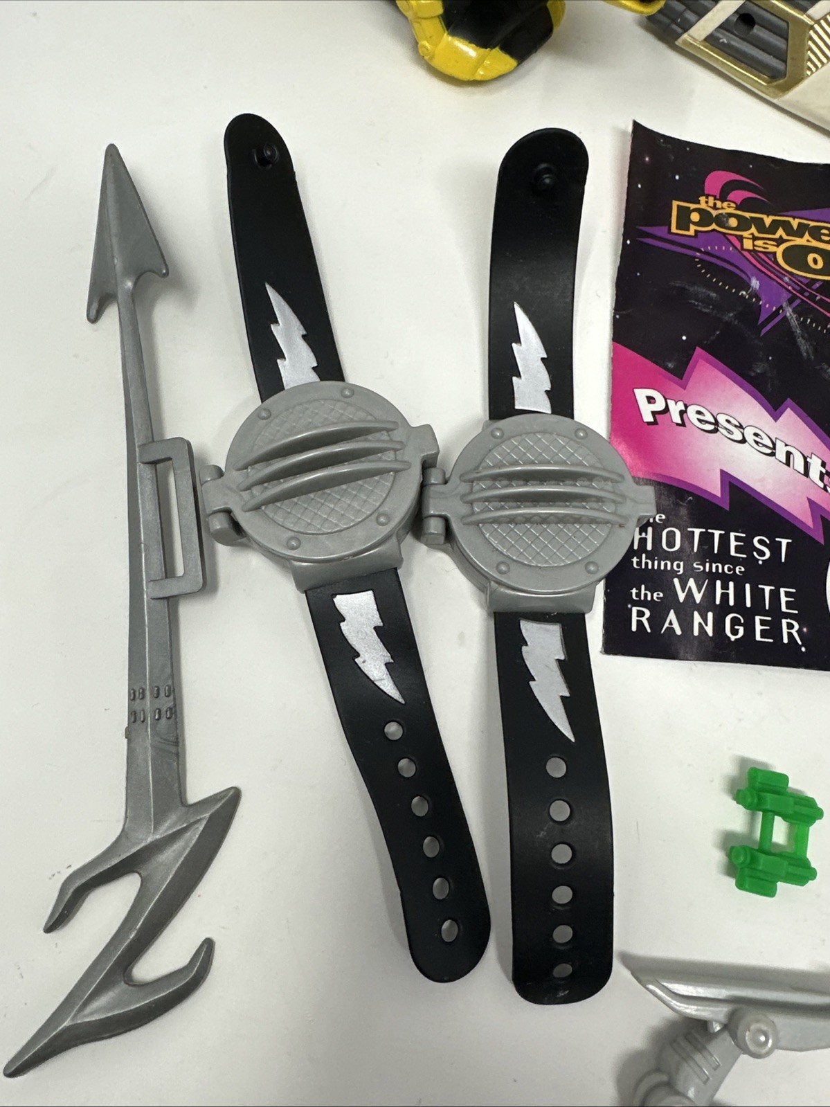 Vintage Power Rangers Toy Lot Bandai 90s Figures parts, and other Items.