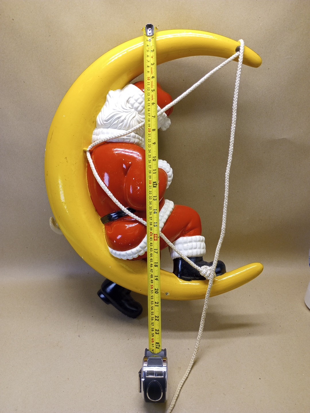 Vintage 1987 Barthelmess Inc - Santa Claus Sleeping on The Moon ~ Christmas RARE