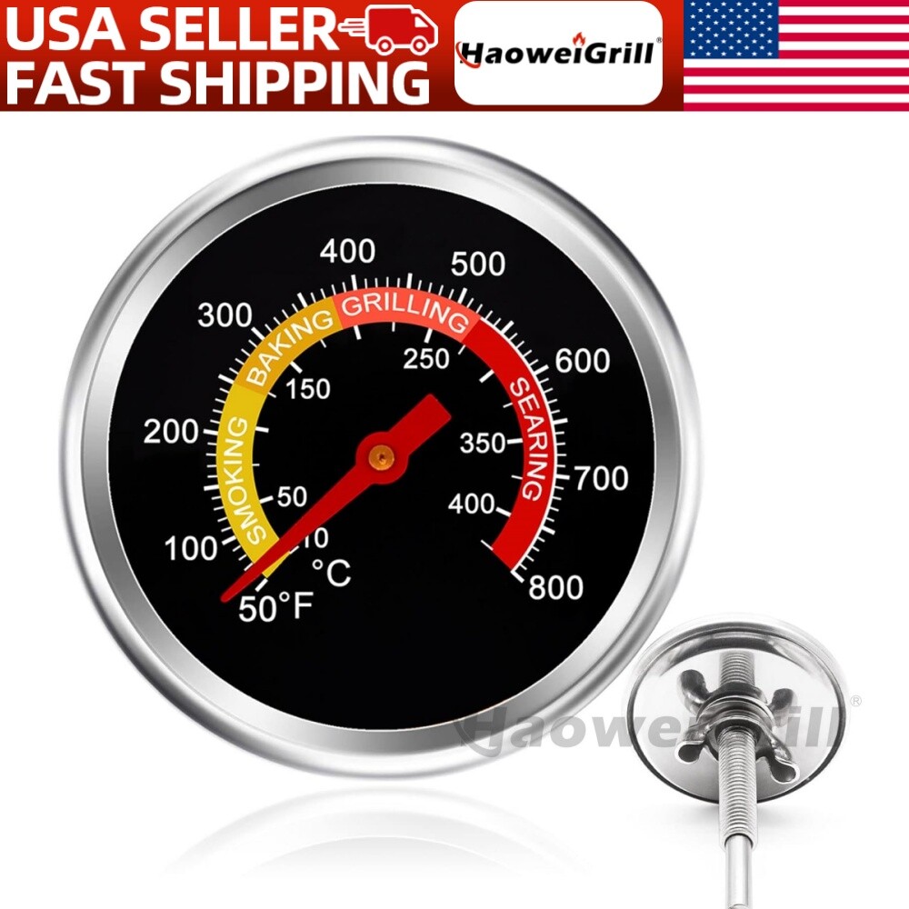 Barbecue Temperature Thermometer Gauge BBQ Grill Smoker Pit Thermostat BBQ Tool