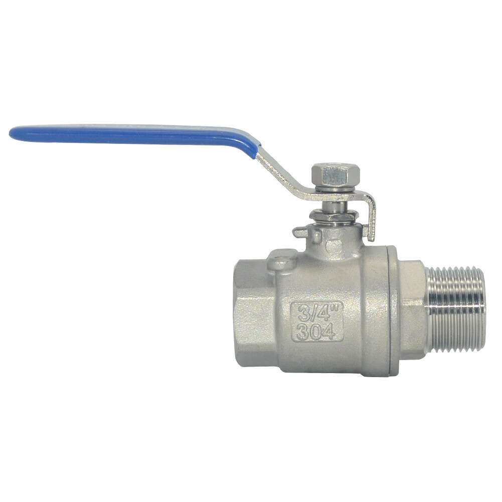 3/4" MALE to Female Ball Valve Stainless steel 304 NPT Full Port US Stock