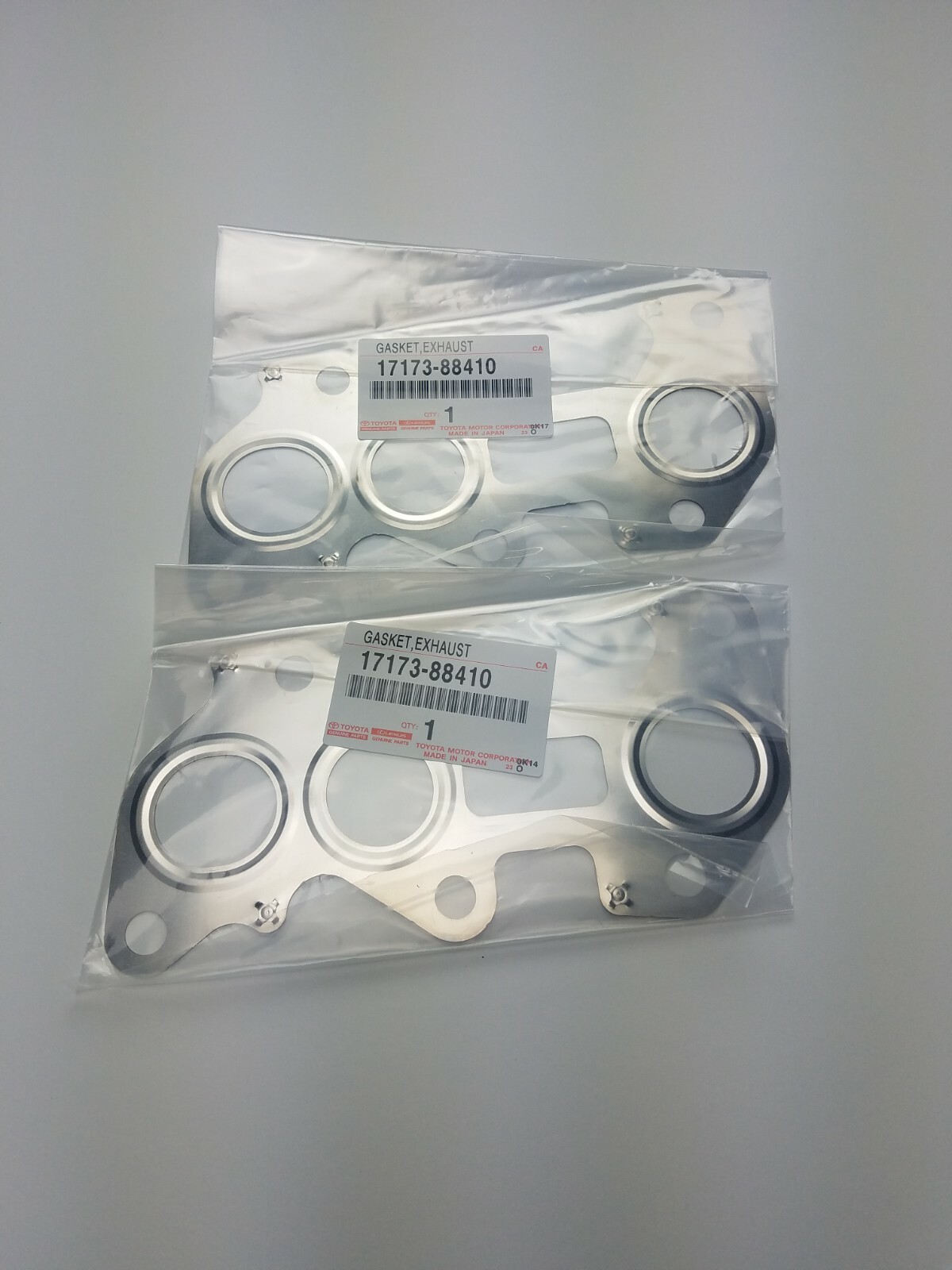 Toyota OEM VVTI 1JZ-GTE Exhaust Manifold Gasket To Head 17173-88410 X2