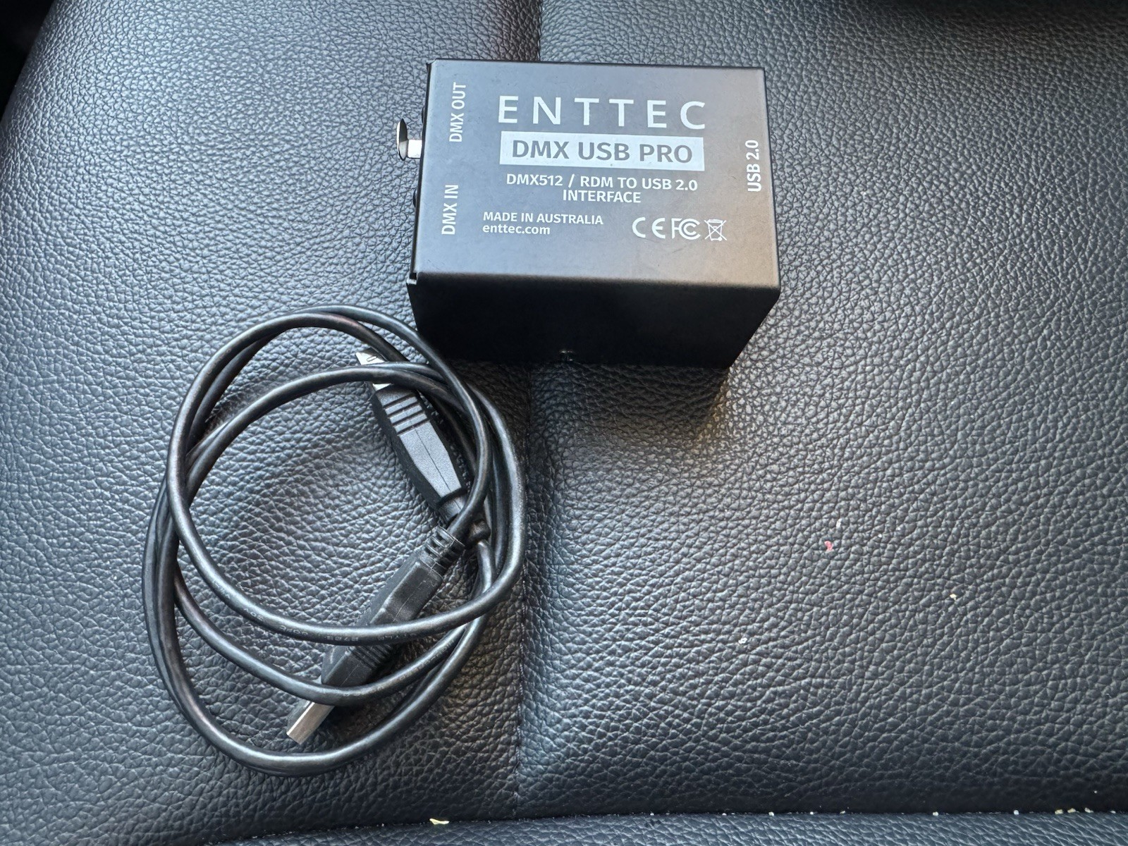 ENTTEC DMX USB Pro 512 Channel Stage Lighting USB to DMX Interface RDM 5-Pin XLR