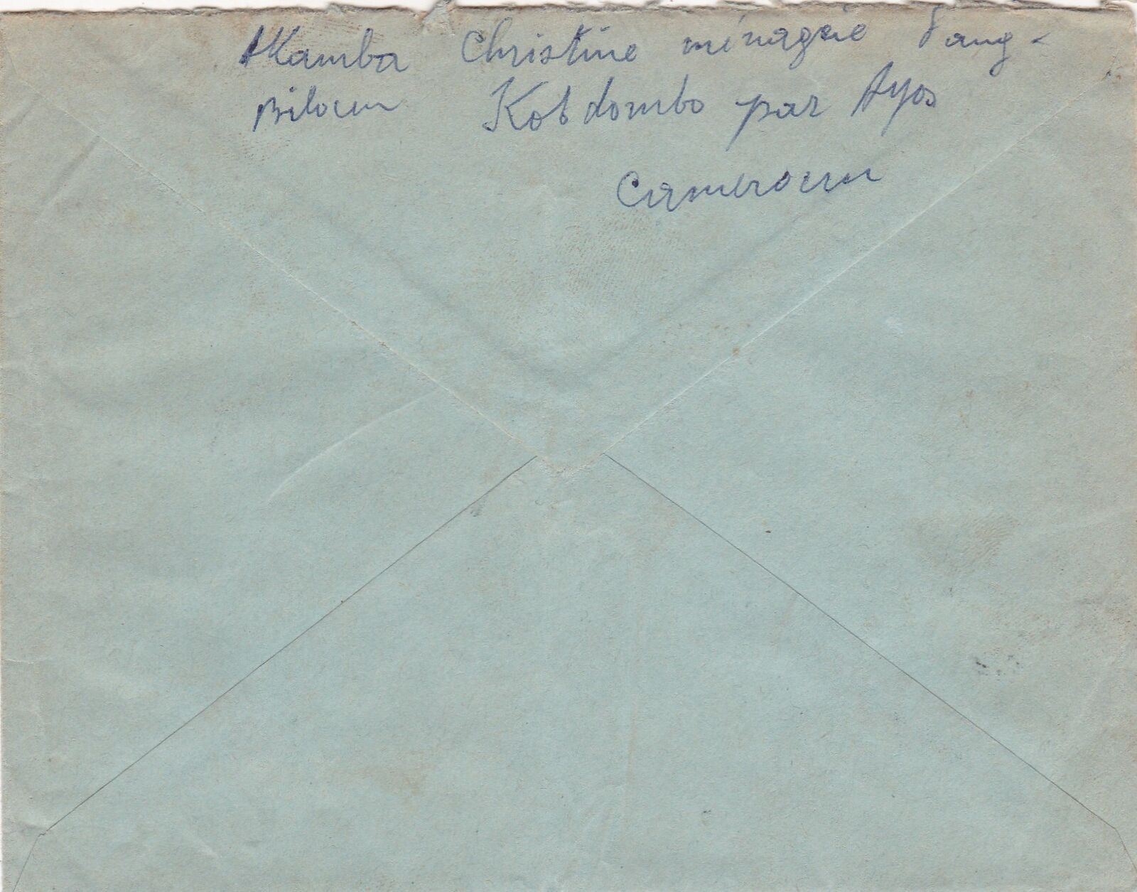 French Colonies AYOS 1969 Cancels Flowers & Citrus Fruit Stamps Cover Ref 44735