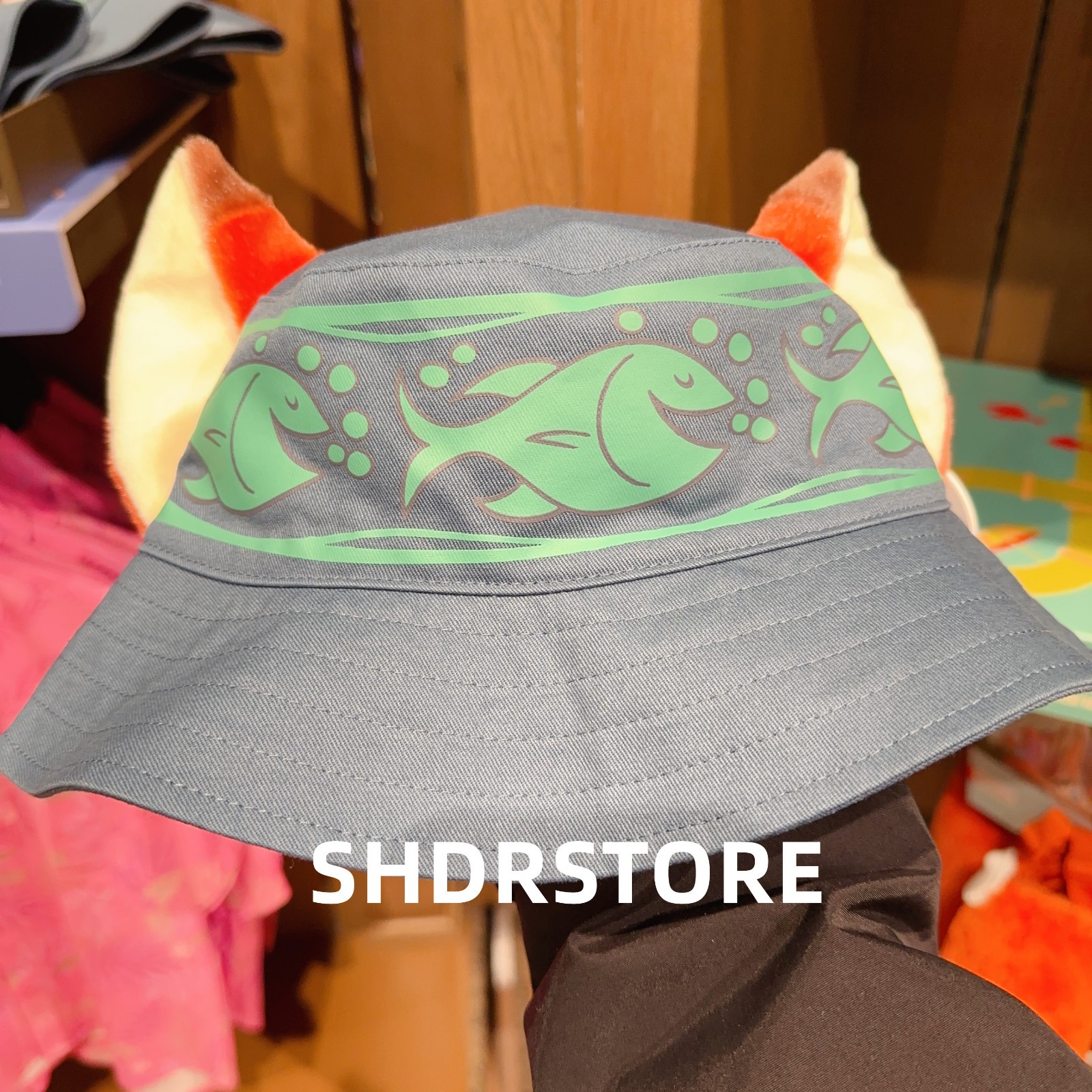 Disney authentic 2025 zootopia nick wilde hat cap shanghai Disneyland