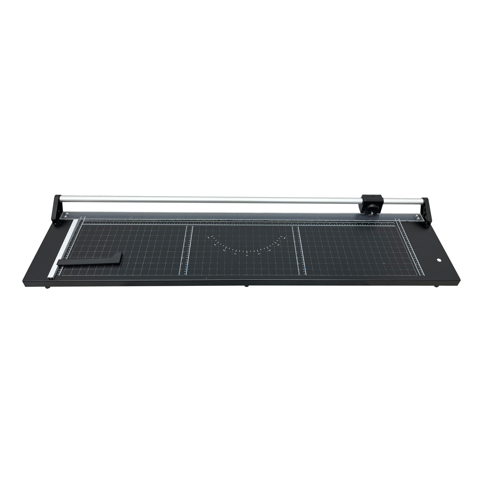 Rotary Paper Trimmer, 48" Cut Length Paper Cutter w/2 Spare Blades, Angle Line