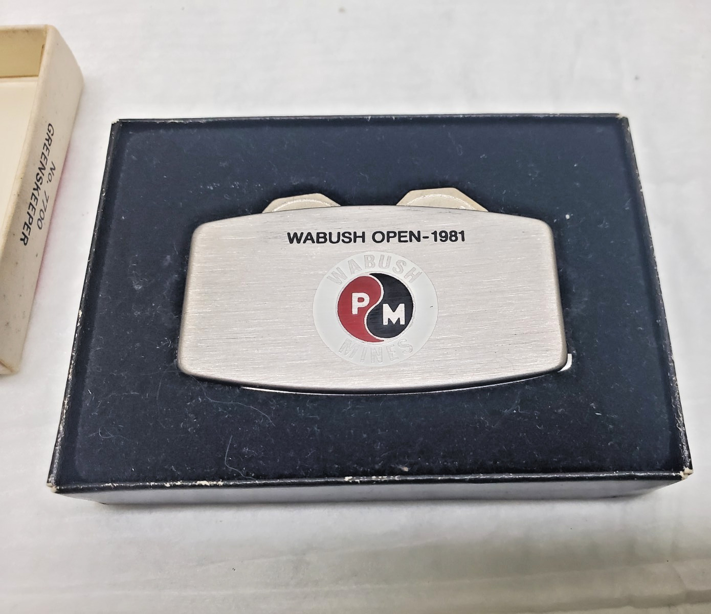 WABUSH MINES OPEN 1981 NEWFOUNLAND PICKANDS MATHERS ZIPPO GROUNDSKEEPER GOLF