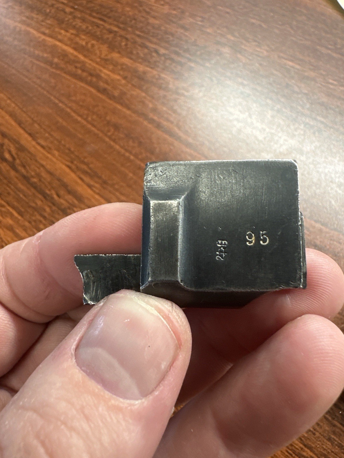 P08 Luger Side Plate Number 95