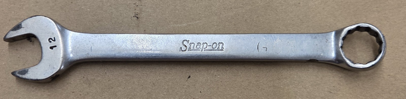 Snap-on 12mm Combination Wrench 12 Point Chrome Metric #OEXM12 USA