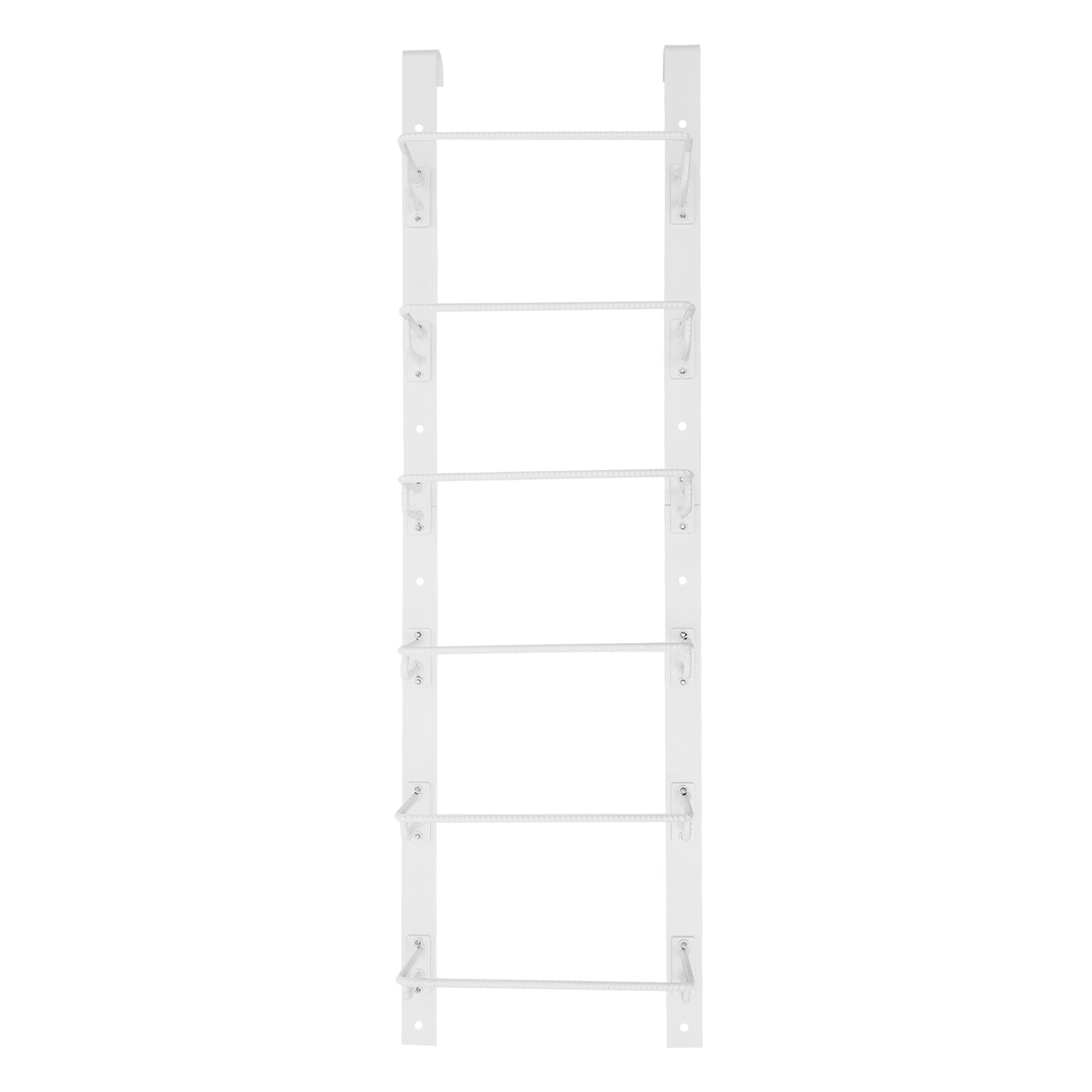 6-Steps Heavy-Duty Steel Window Well Ladder Egress Ladder Window Well Ladder