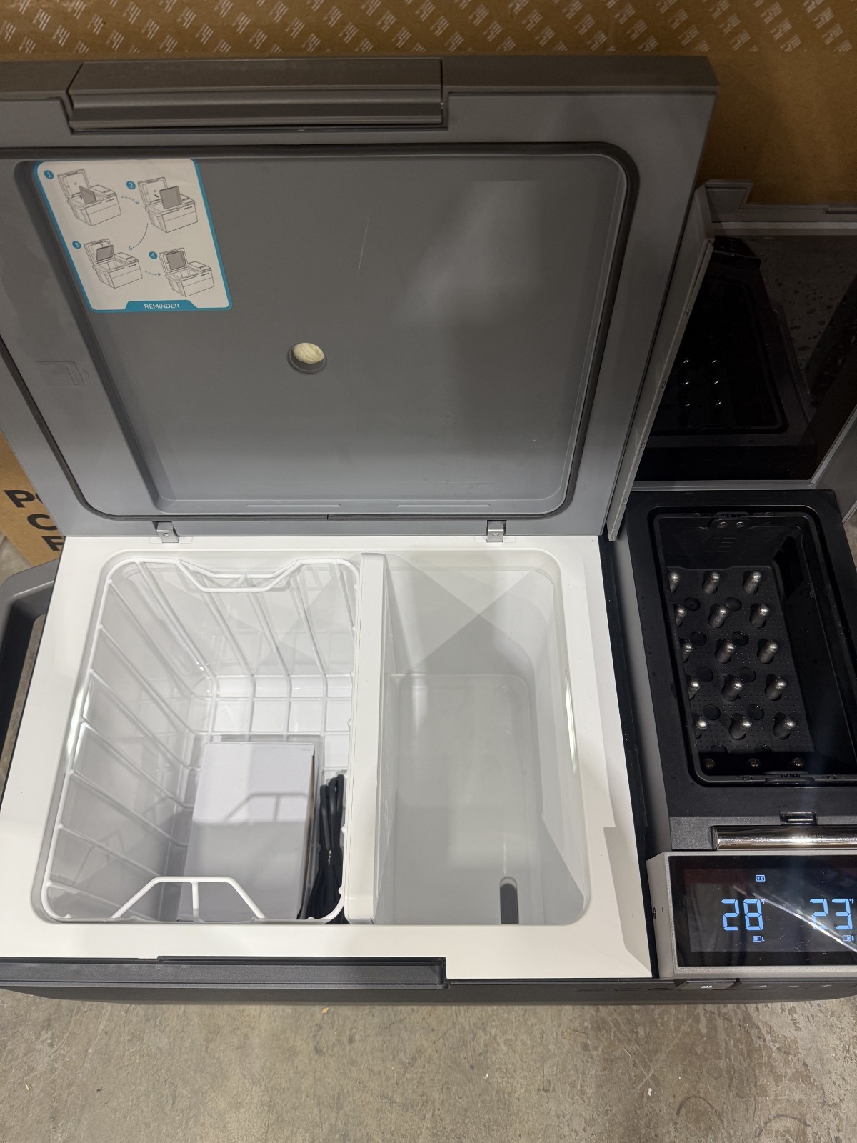 EcoFlow GLACIER Portable Fridge Freezer Ice Maker USED