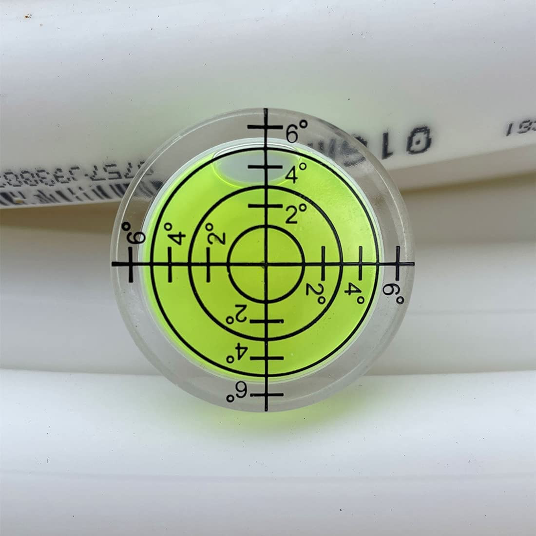 3Pcs Circular Bubble Level Bullseye Degree Marked Surface round Spirit Levels Me