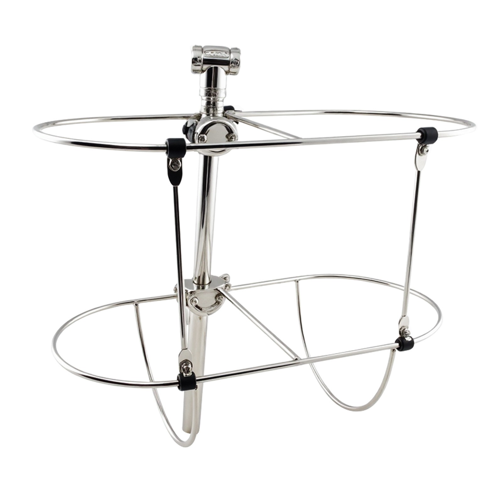 Stainless Steel Folding Double Fender Holder Rack for 7-1/2 inch Boat Fenders