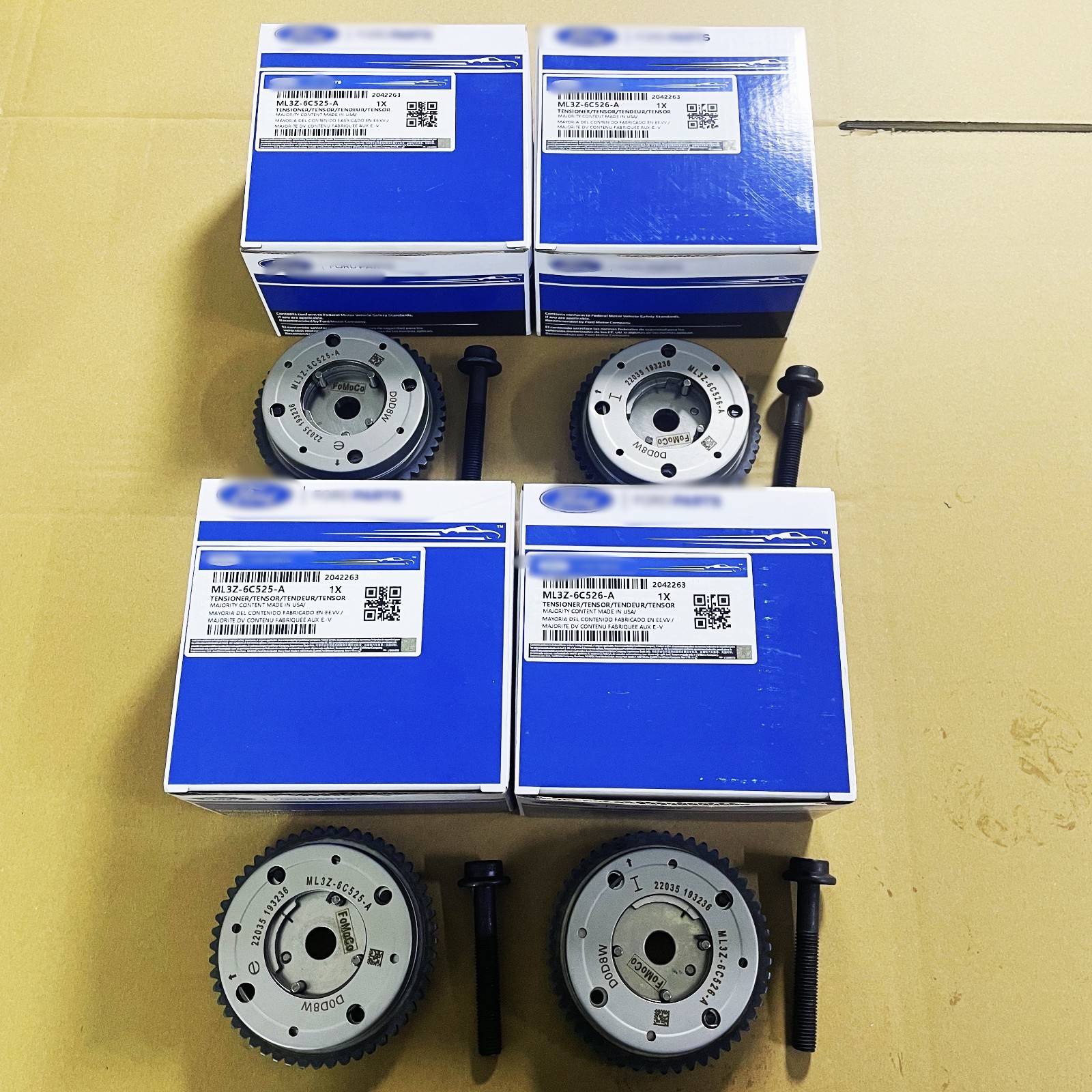 For 17-24 Ford F150 3.5L Ecoboost Chains, Guides, Tensioners W/ PHASERS KIT NEW