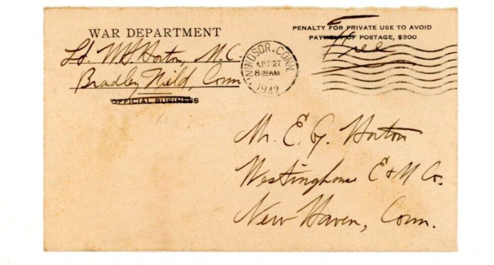 3 WW2 Posted Stamped envelopes from soldier Camp Blanding FL New Haven CT 1941-2