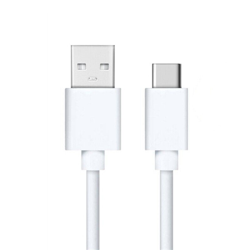 USB-C to USB-A White Charging & Data Cable (3FT, 1M)