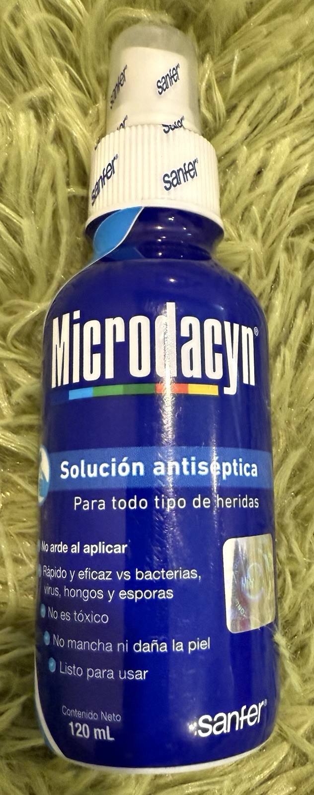 Microdacyn Antiseptic Virus Bacteria Fungus Wounds Antiseptico Heridas Bacterias