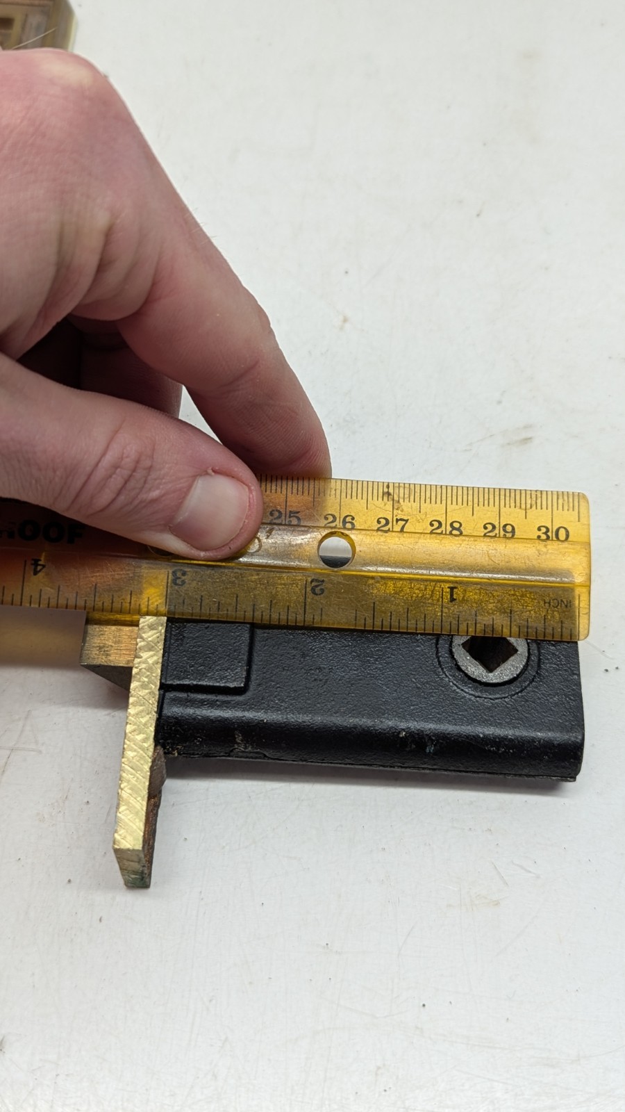 Heavy Brass 1920s Art Deco Corbin Set Door Knobs, Plates, Mortise MORE AVAILABLE