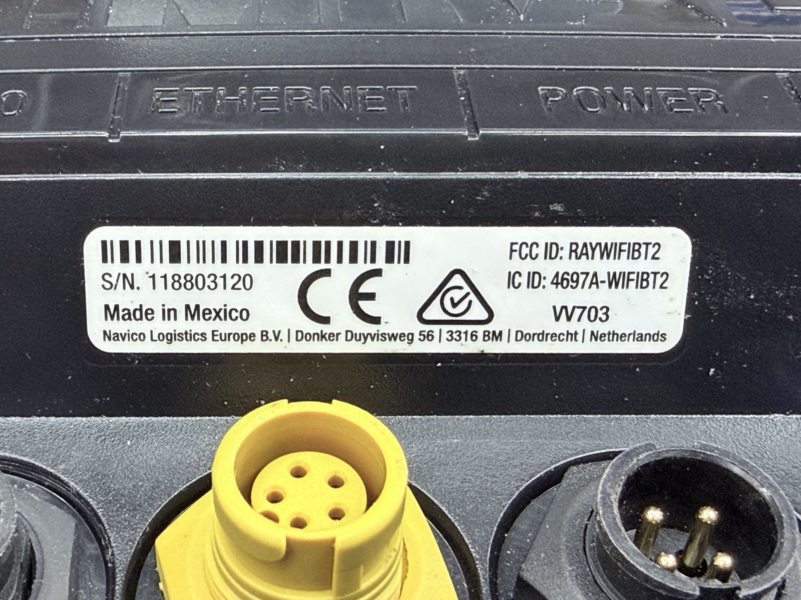 Simrad / Mercury Vessel View 703 7” Multifunction Engine Monitor Display