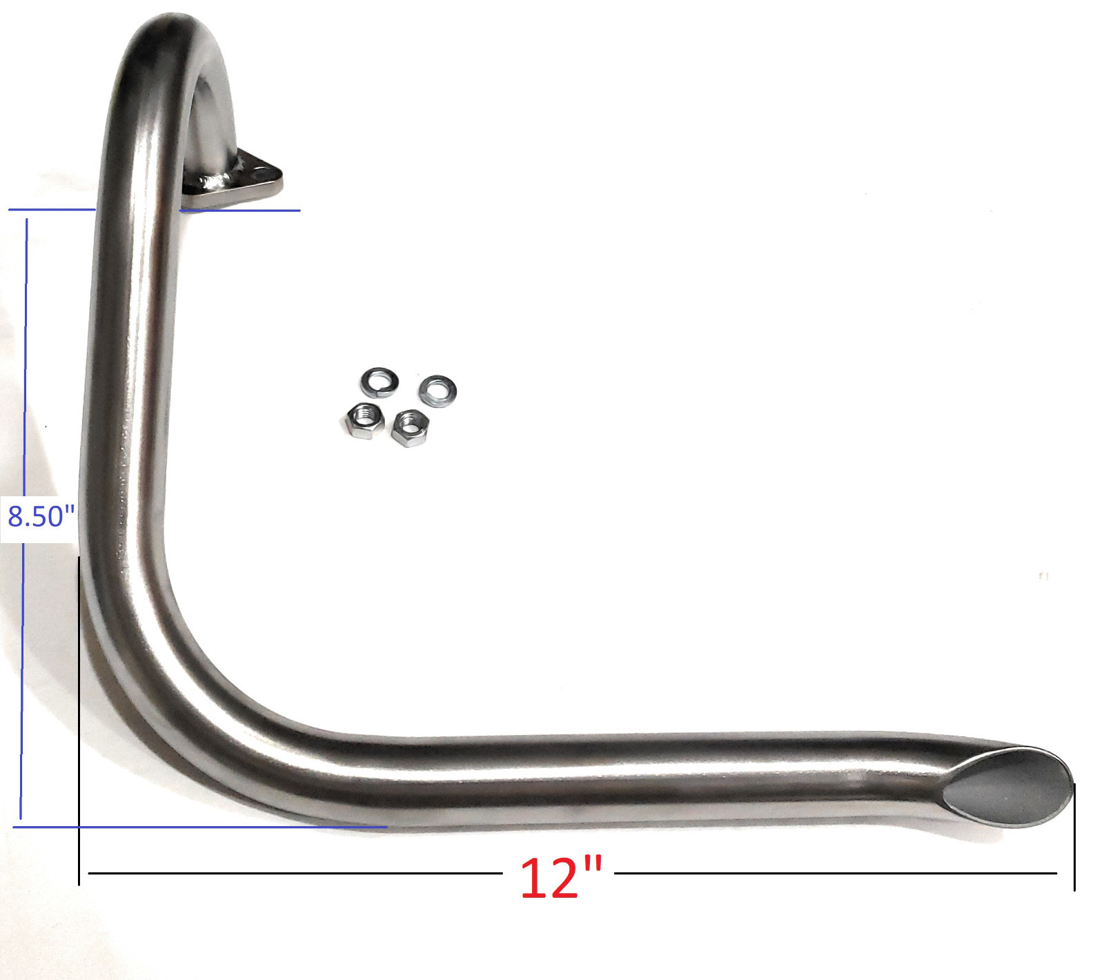 Mini Bike custom Exhaust Header Pipe for Predator 212cc & Honda GX200.