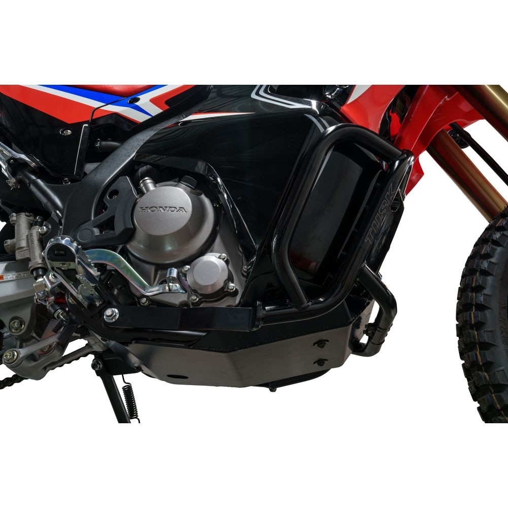 Tusk Crash Bars - Engine Guards Black for Honda CRF 300L Rally 2021-2024