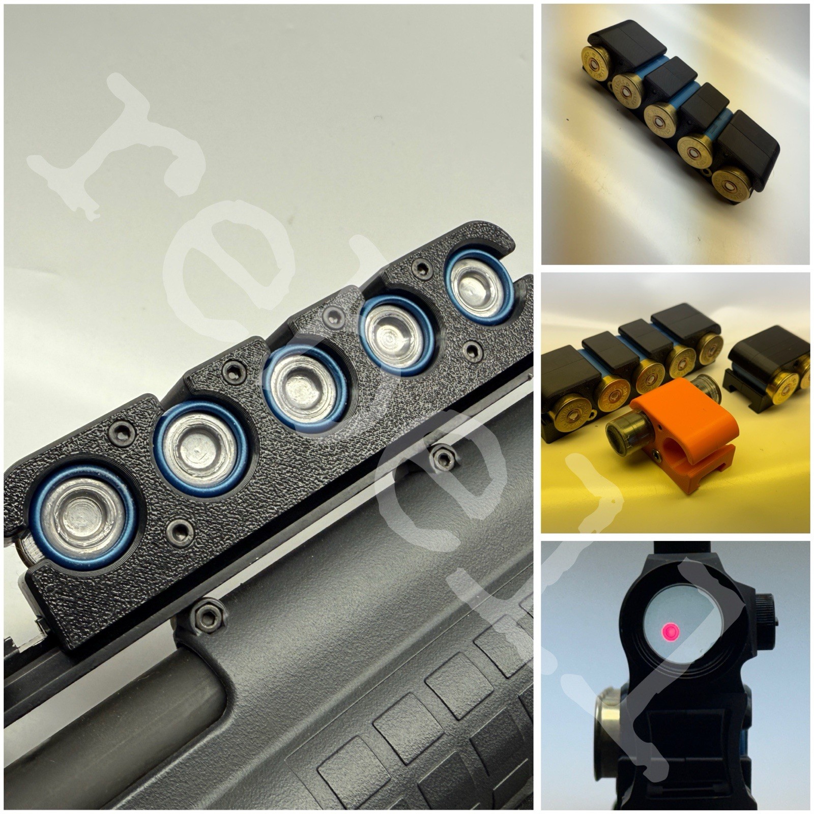 5 Round Mini Shot Shell Holder 12 Gauge Picatinny