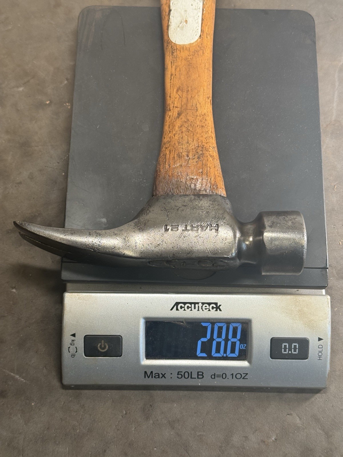 Hart - The Decker 21 California Framer Smooth Framing Hammer Original Handle