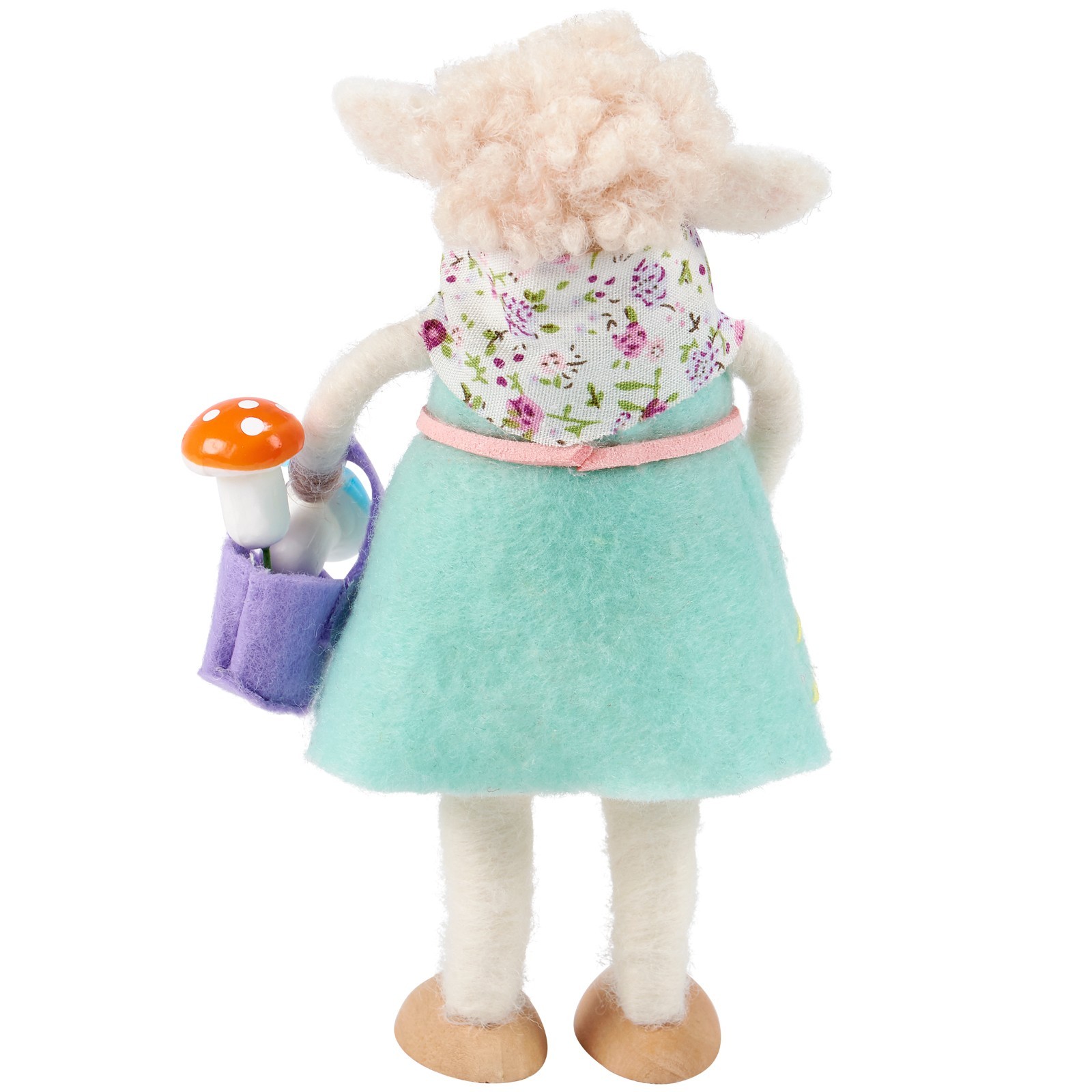 Primitives by Kathy Lot 5 Felt Critter Farmhouse Pig Sheep Cow Chicken Rabbit