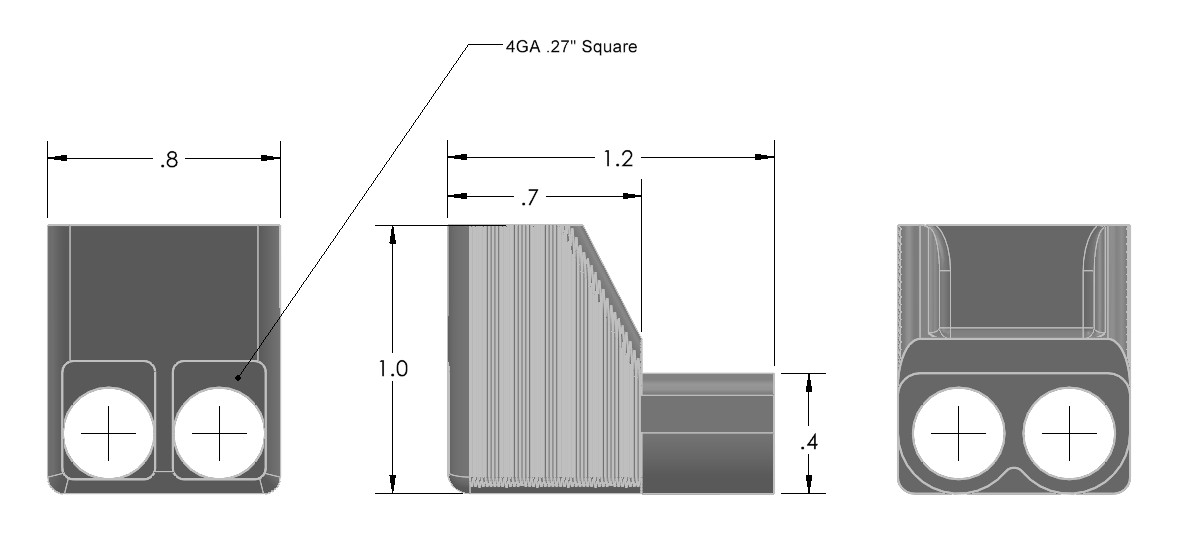 4Ga Gold Orion XTR XTREME HCCA 2pin 2 pin power plug