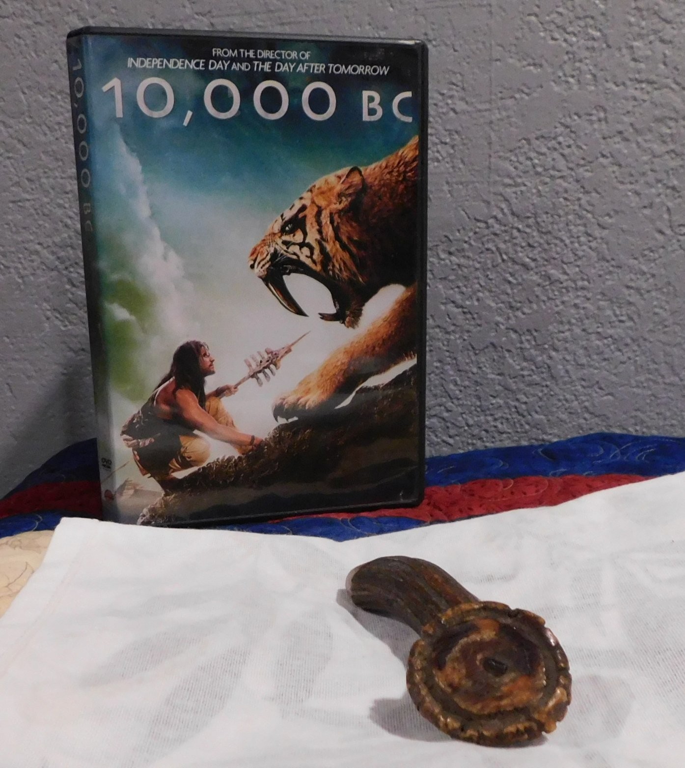 Fossilized Ice Age Deer antler in remarkable condition