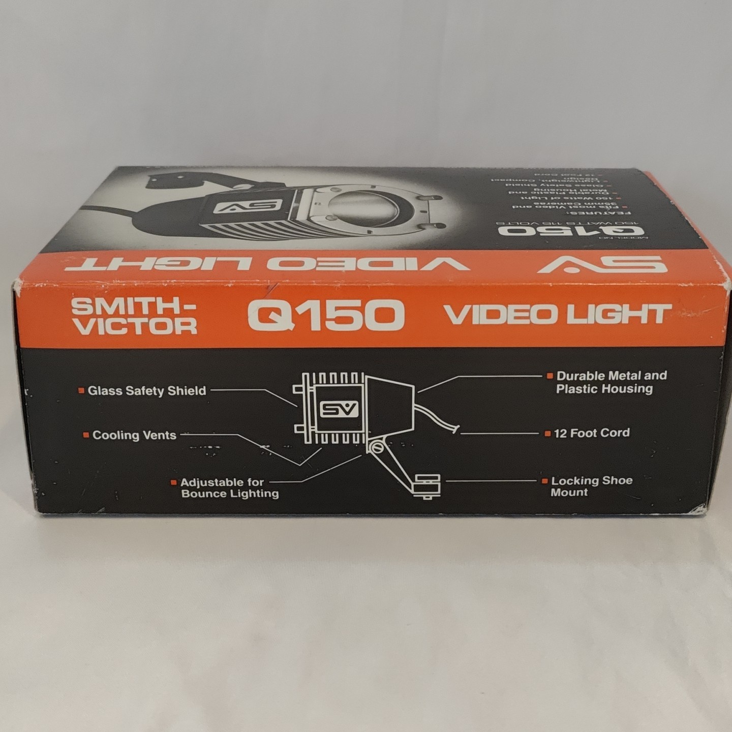 Smith Victor SV Video Light Q150 150W Fits Most Video And 35mm Cameras Works