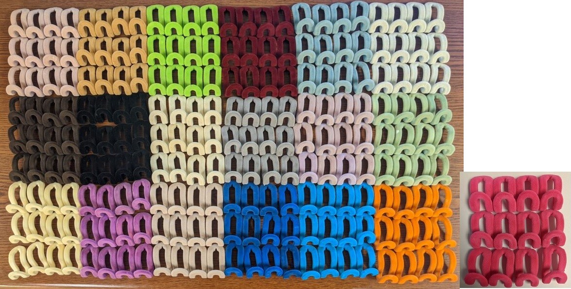 LOT OF 48 - JOY MANGANO HUGGABLE HANGERS CASCADING MINI HOOKS *SEE VARIATIONS*