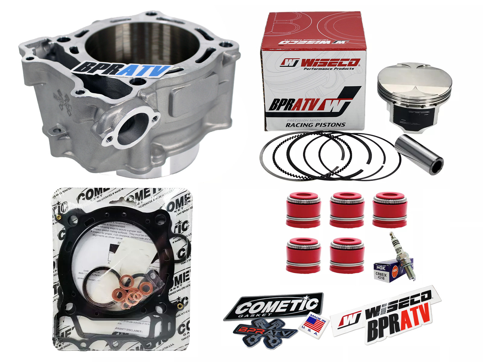 YFZ450 YFZ 450 98mm Big Bore Cylinder Wiseco Piston Top End Engine Rebuild Kit