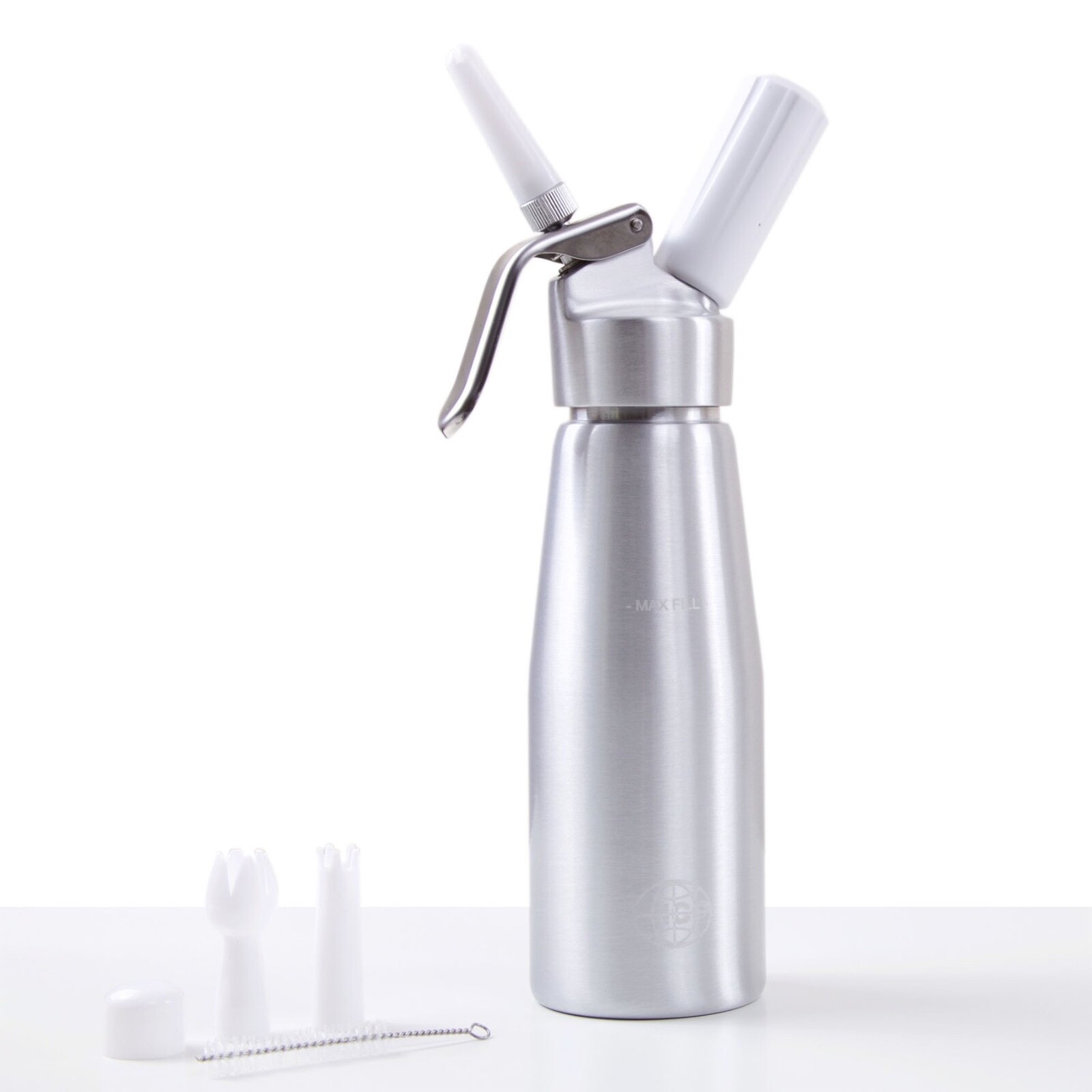 Whip Cream Maker Whipper Dispenser 1 pint (.5L) 500ml Metal ALL Aluminum PRO
