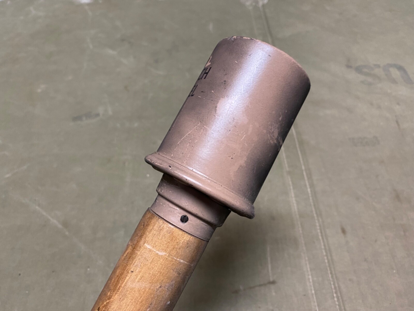 WWII GERMAN M24 REPLICA TOY POTATO MASHER STICK-DAK AFRIKA KORP, TROPICAL, TAN