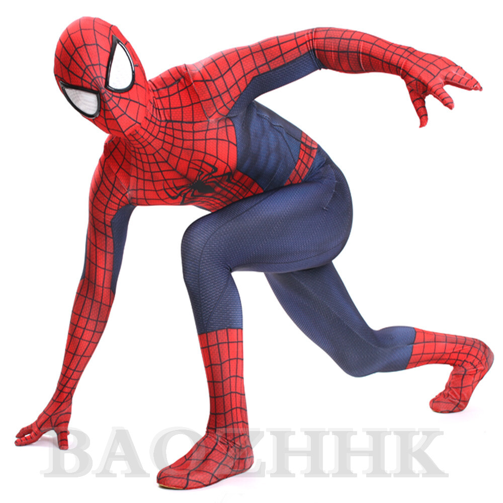 The Amazing Spiderman Jumpsuit Spider-man Cosplay Costume Halloween Suit