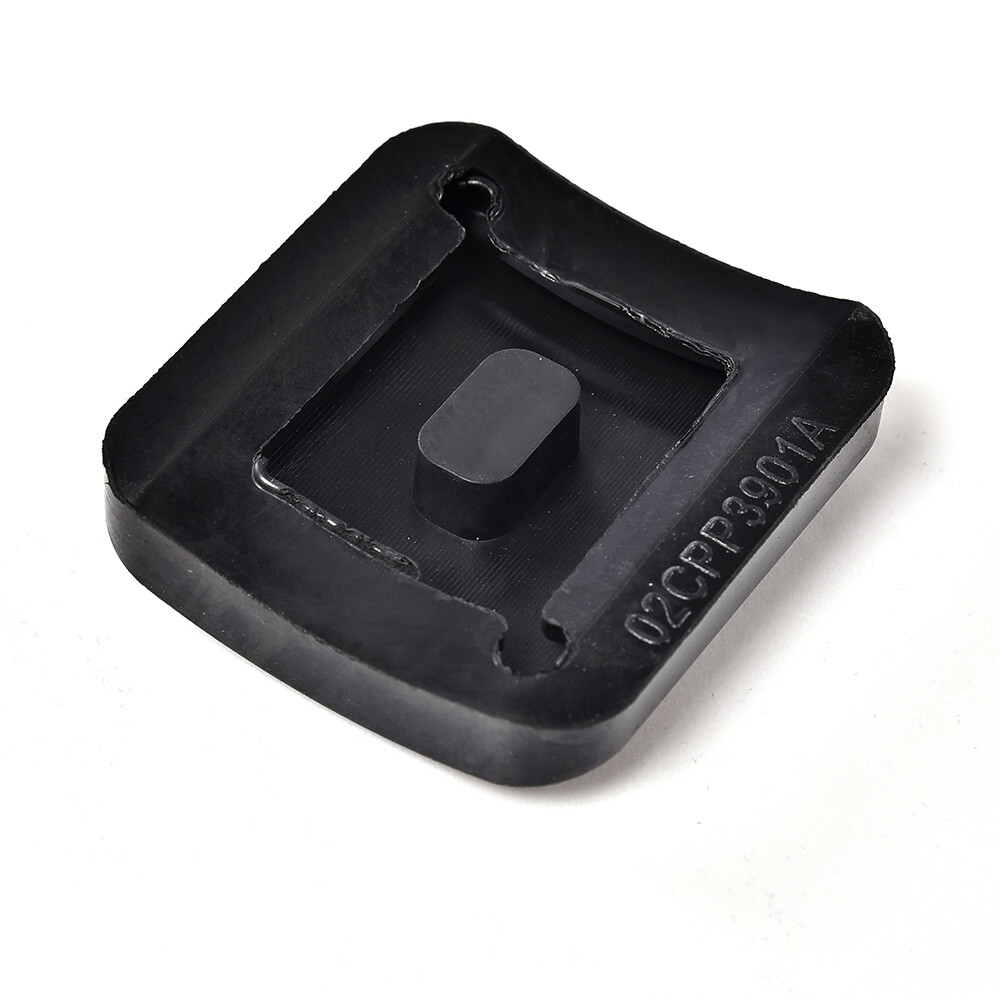 2Pcs Brake And Clutch Pedal Pad Kit Fit For Jeep Wrangler YJ TJ Cherokee XJ-Blac