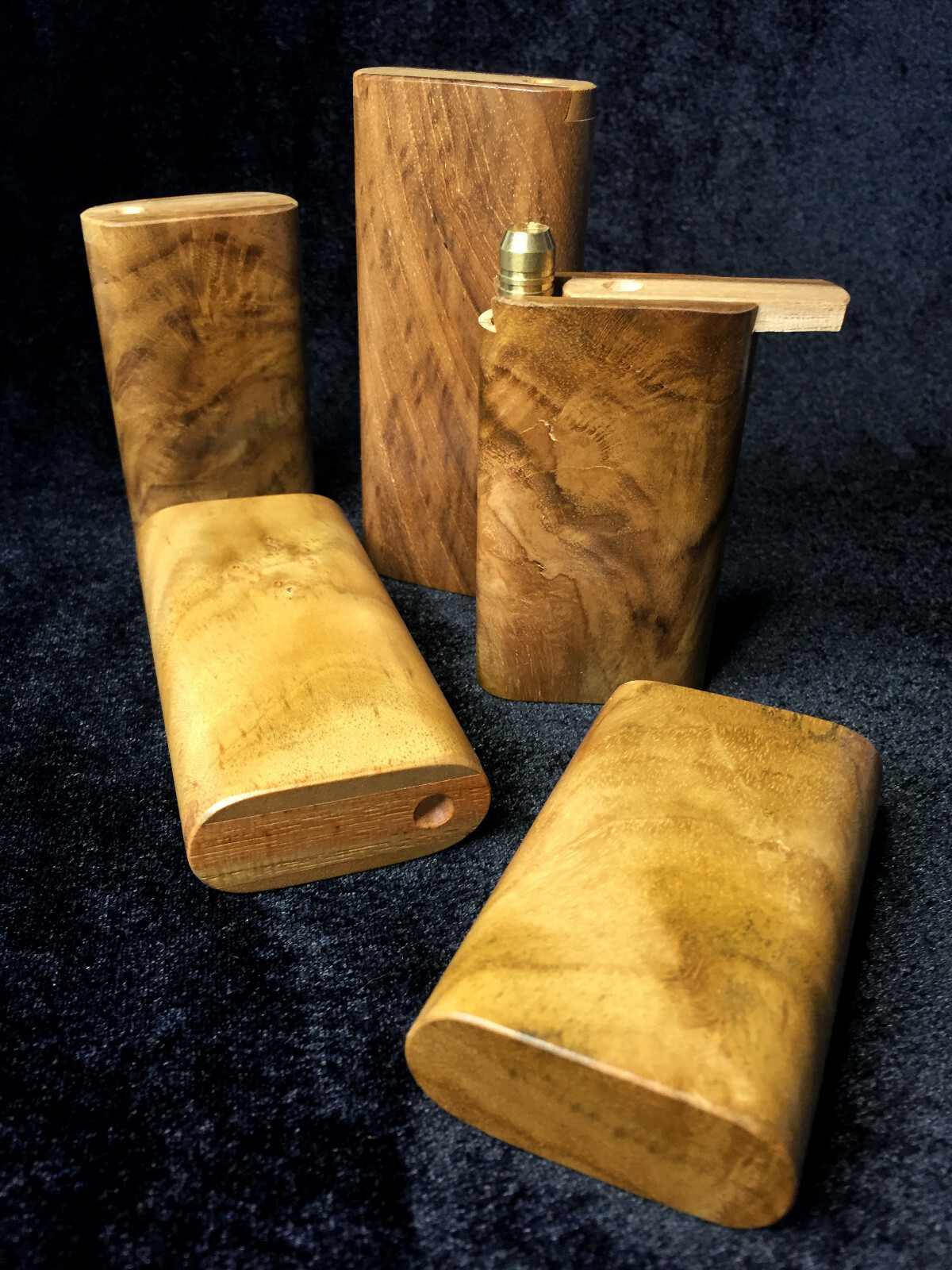 Teak Wood Dugout and one hitter- Perfect on the go smoking device