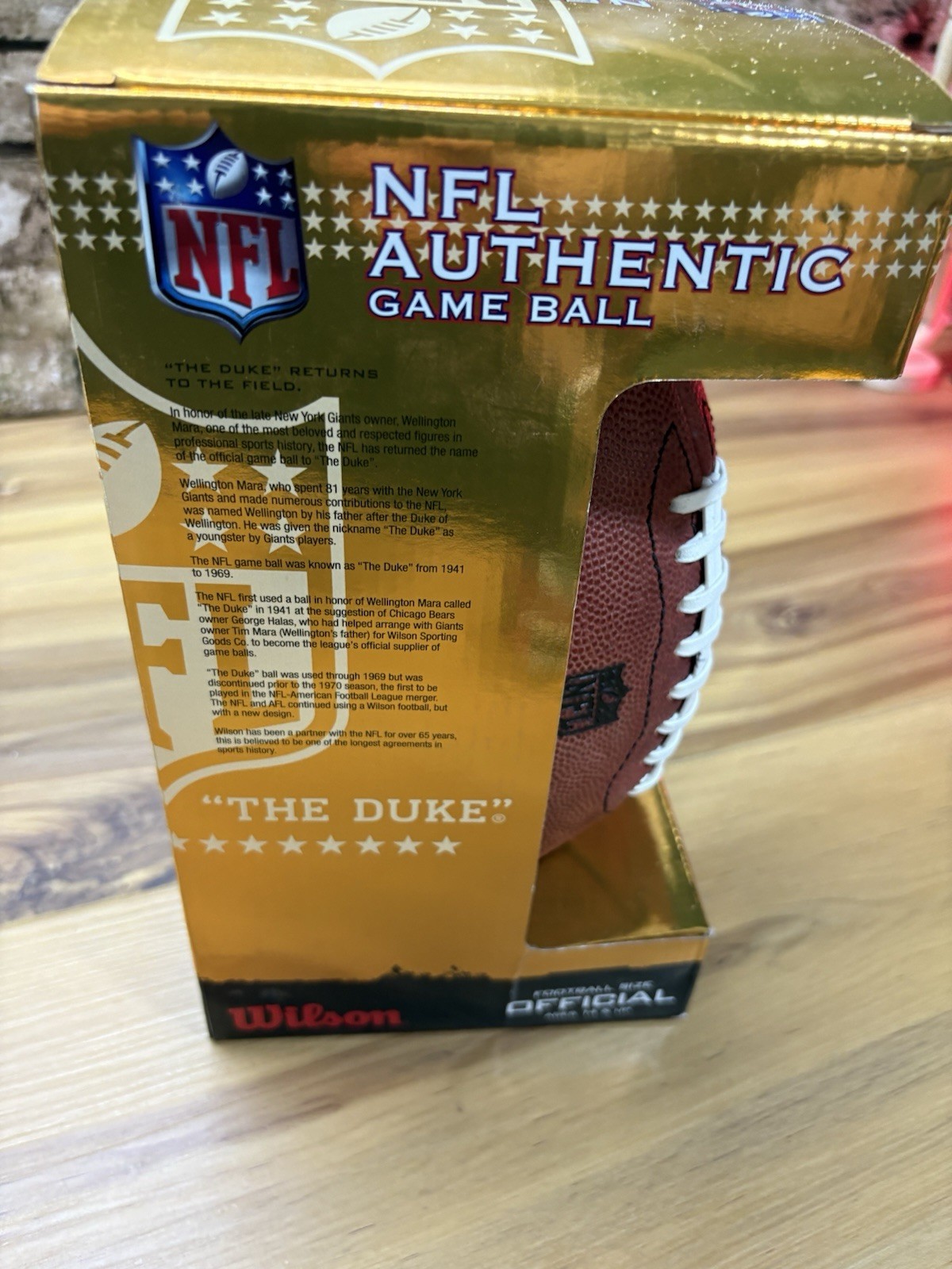 Andrew Luck Indianapolis Colts Signed “The Duke” Football