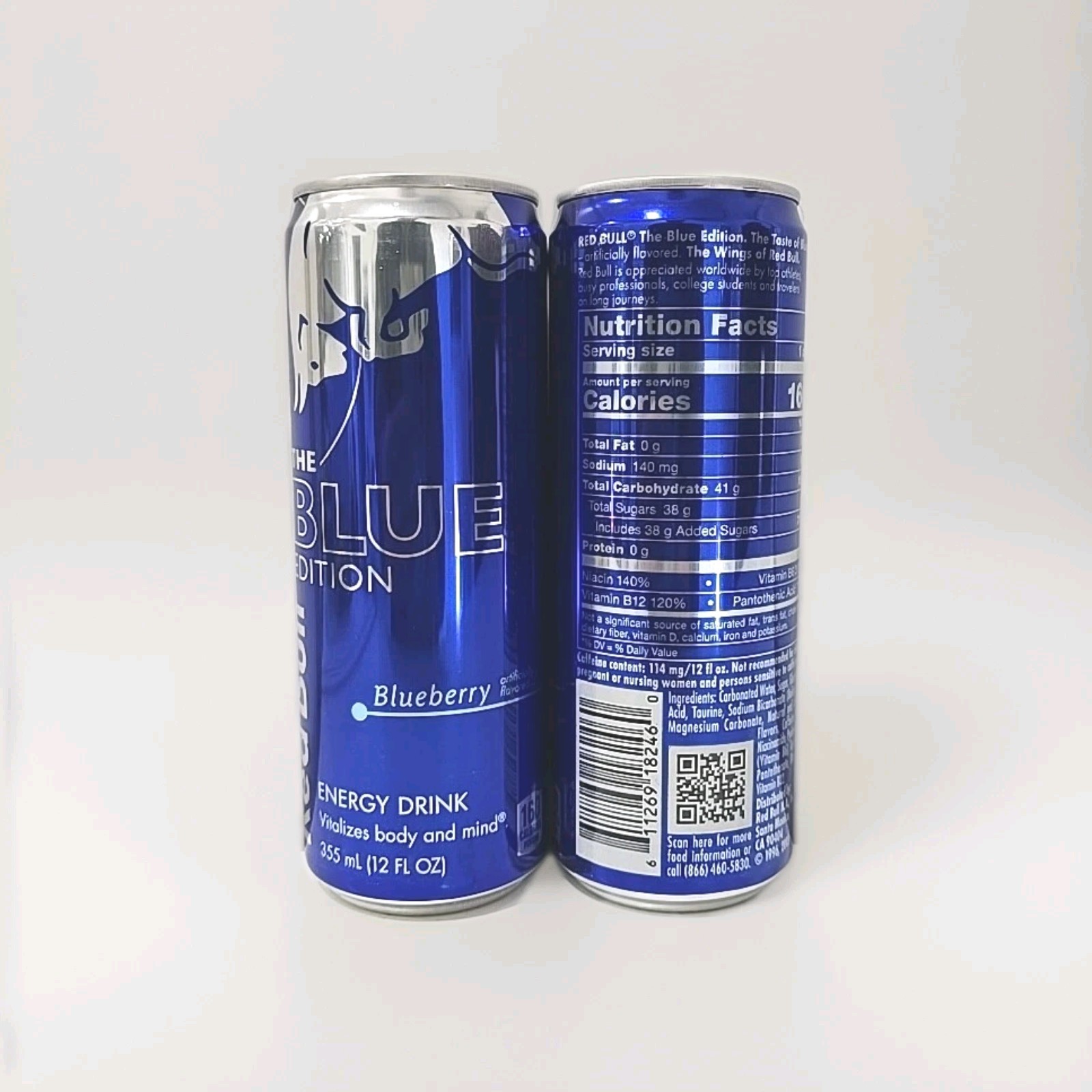 Rare Red Bull Blueberry - The Blue Edition 12 Oz - Discontinued
