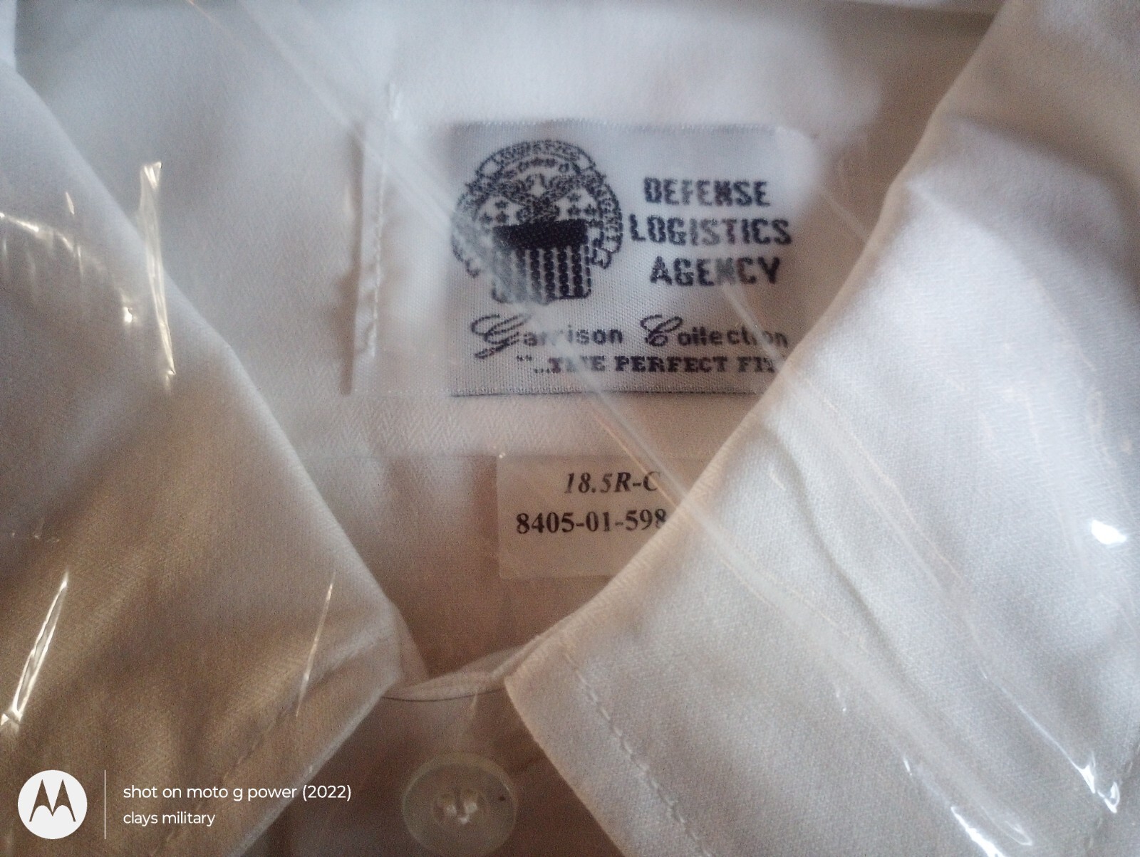 U.S. Military Army Issue Men's White Dress Shirt Short Sleeve